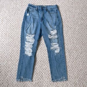 JBD (Just Black Denim) distressed jeans, size 28